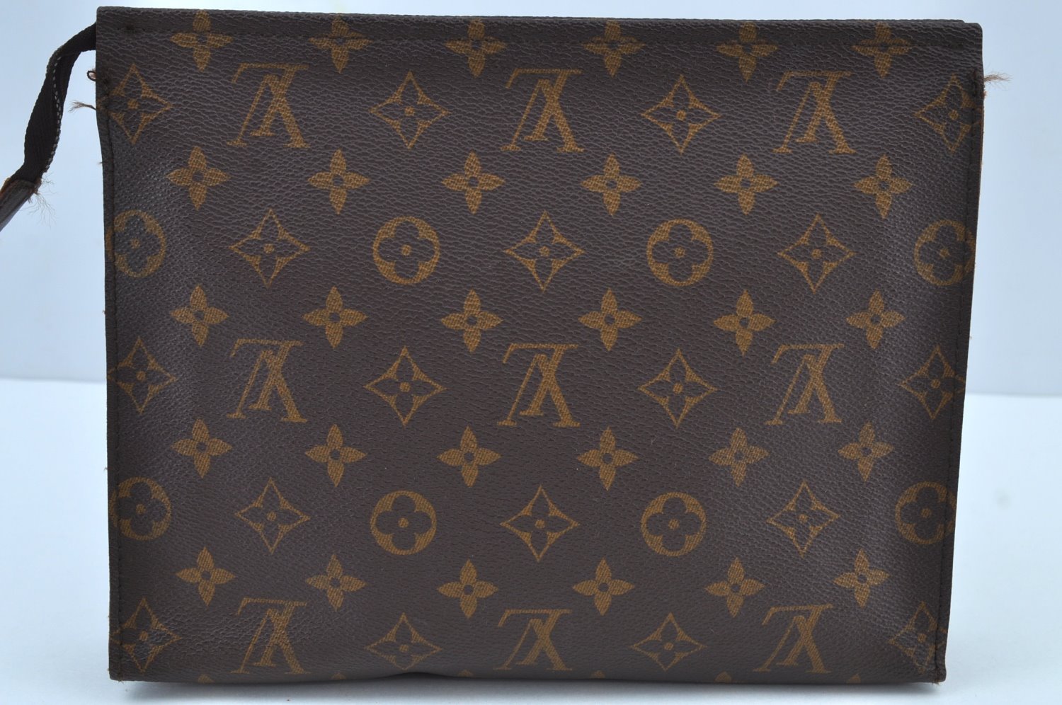 Auth Louis Vuitton Monogram Poche Toilette 26 Cosmetics Pouch Old Model LV K9212