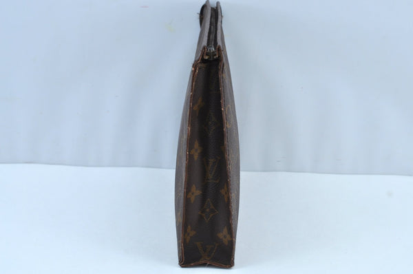 Auth Louis Vuitton Monogram Poche Toilette 26 Cosmetics Pouch Old Model LV K9212