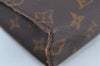 Auth Louis Vuitton Monogram Poche Toilette 26 Cosmetics Pouch Old Model LV K9212