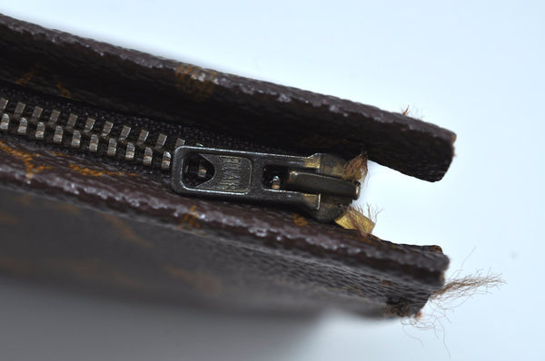 Auth Louis Vuitton Monogram Poche Toilette 26 Cosmetics Pouch Old Model LV K9212