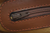 Authentic GUCCI Web Sherry Line Micro GG Shoulder Bag Canvas Leather Brown K9213
