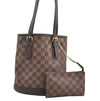 Authentic Louis Vuitton Damier Marais Bucket Shoulder Tote Bag N42240 LV K9220