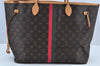 Authentic Louis Vuitton Mon Monogram Neverfull GM Shoulder Tote Bag LV K9221