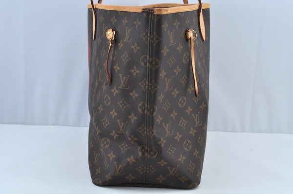 Authentic Louis Vuitton Mon Monogram Neverfull GM Shoulder Tote Bag LV K9221