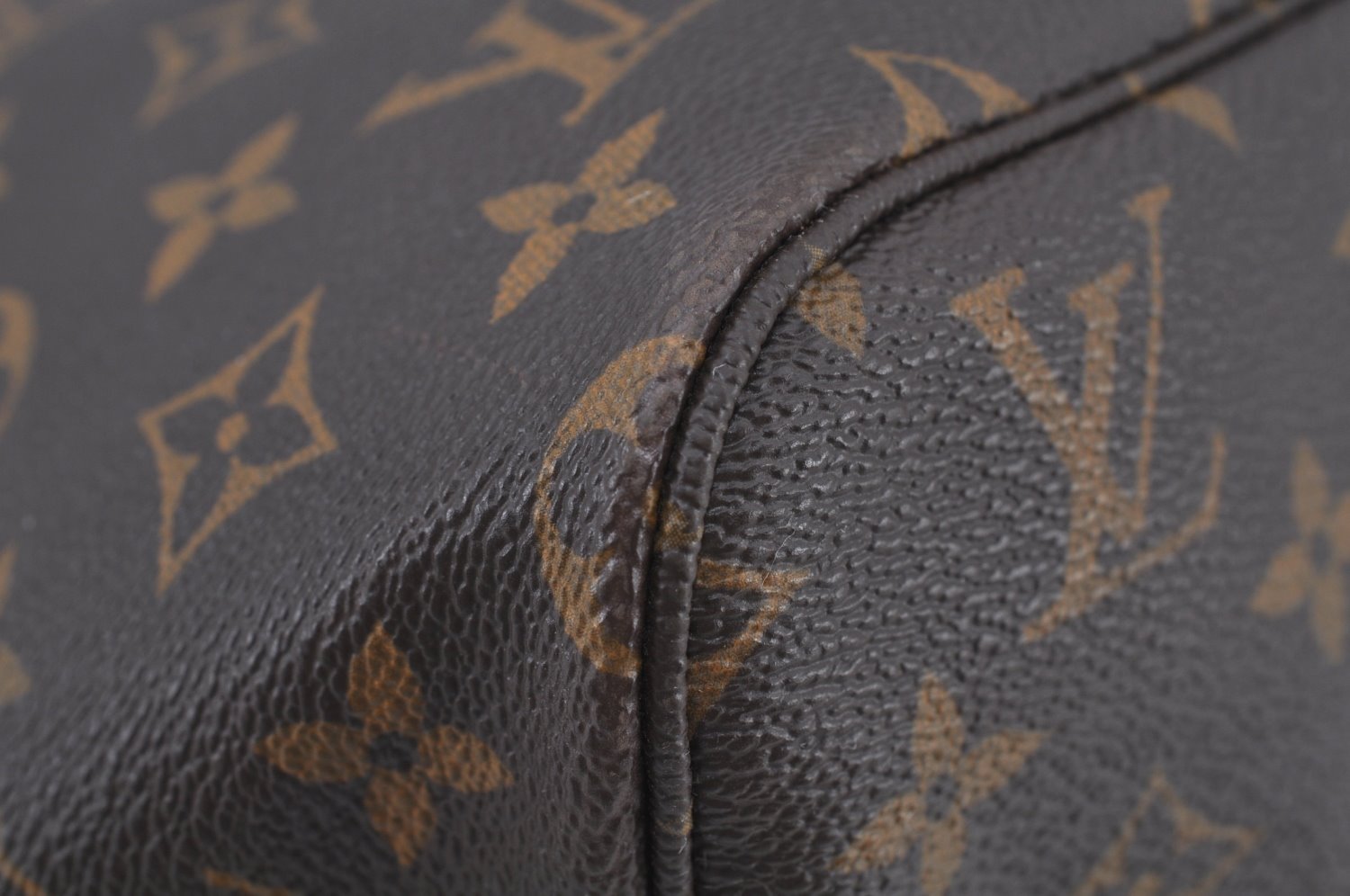 Authentic Louis Vuitton Mon Monogram Neverfull GM Shoulder Tote Bag LV K9221