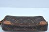 Auth Louis Vuitton Monogram Marly Dragonne PM Clutch Hand Bag Old Model LV K9222