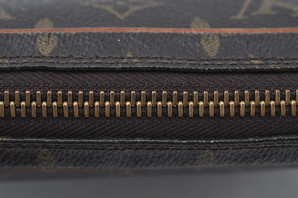 Auth Louis Vuitton Monogram Marly Dragonne PM Clutch Hand Bag Old Model LV K9222