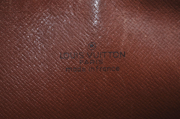 Auth Louis Vuitton Monogram Marly Dragonne PM Clutch Hand Bag Old Model LV K9222