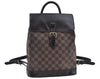 Authentic Louis Vuitton Damier Soho Backpack N51132 LV K9223