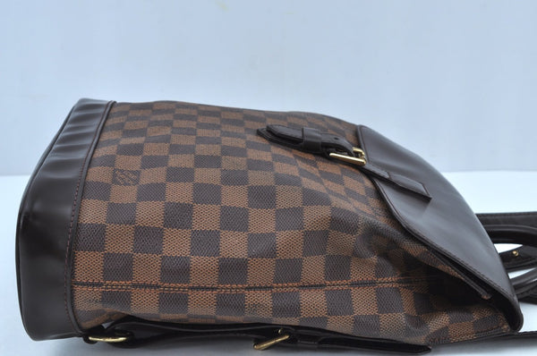 Authentic Louis Vuitton Damier Soho Backpack N51132 LV K9223