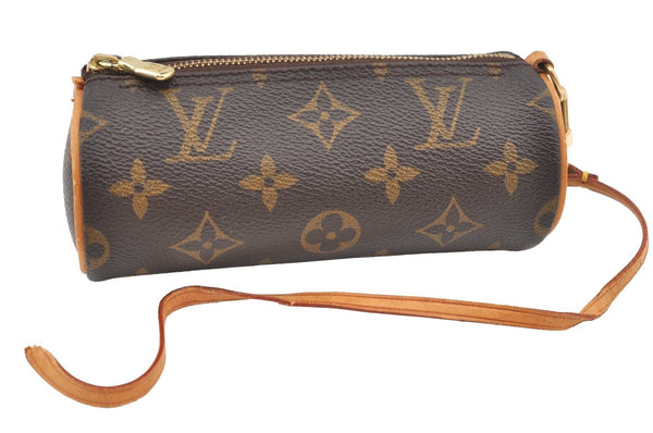 Authentic Louis Vuitton Monogram Papillon Pouch LV  K9226