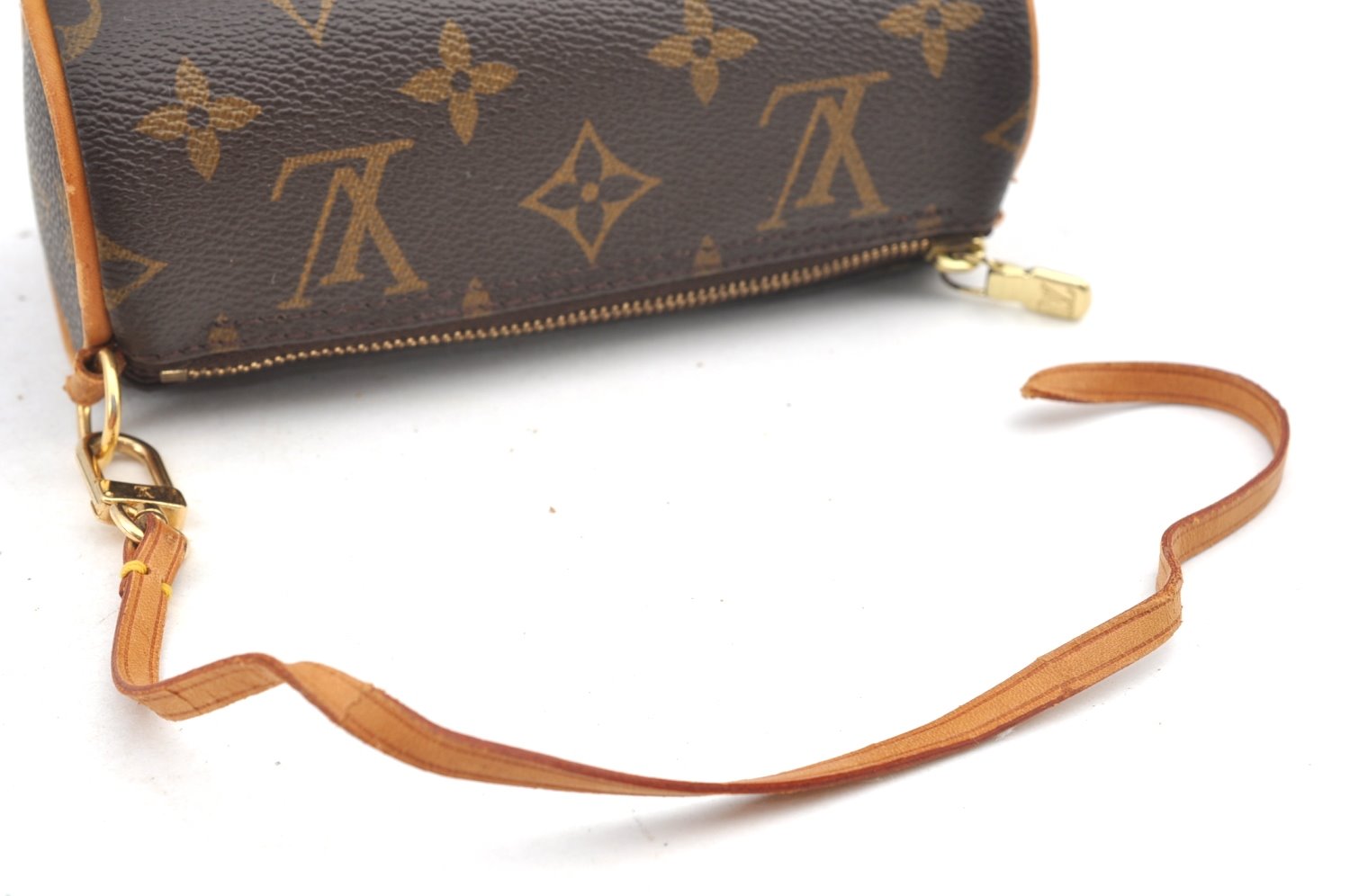 Authentic Louis Vuitton Monogram Papillon Pouch LV  K9226