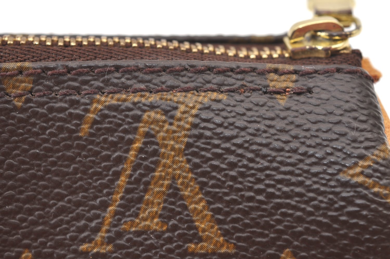 Authentic Louis Vuitton Monogram Papillon Pouch LV  K9226