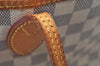 Authentic Louis Vuitton Damier Azur Neverfull PM Tote Bag N51110 LV K9239