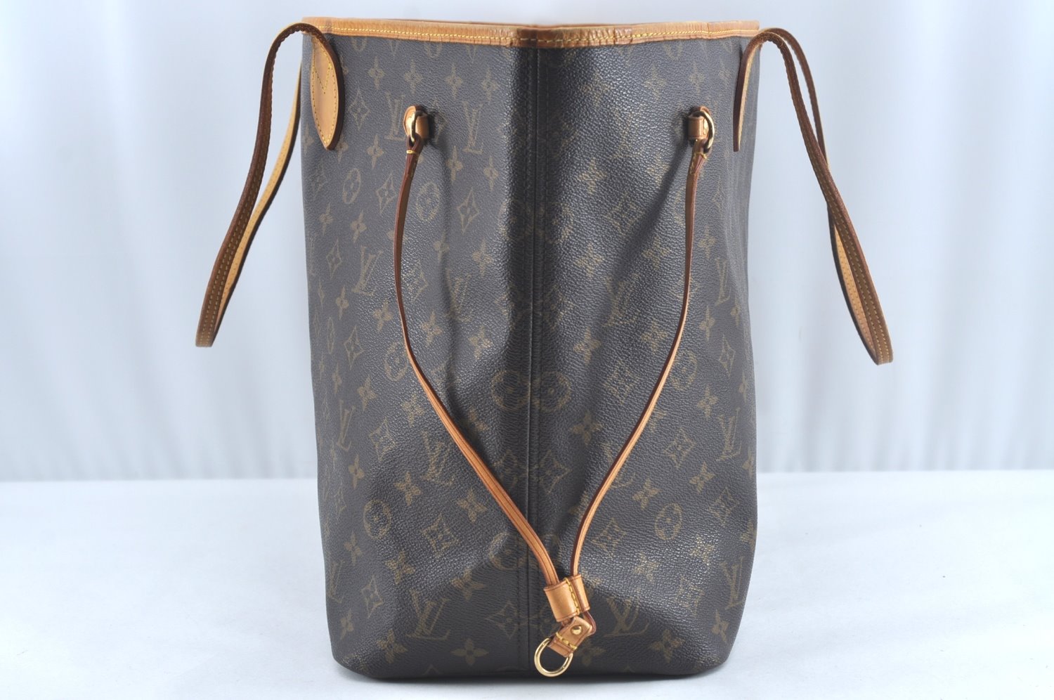 Authentic Louis Vuitton Monogram Neverfull GM Shoulder Tote Bag M40157 LV K9240