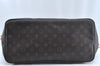 Authentic Louis Vuitton Monogram Neverfull GM Shoulder Tote Bag M40157 LV K9240