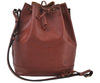 Authentic Louis Vuitton Epi Noe Shoulder Drawstring Bag Brown M44028 Junk K9259