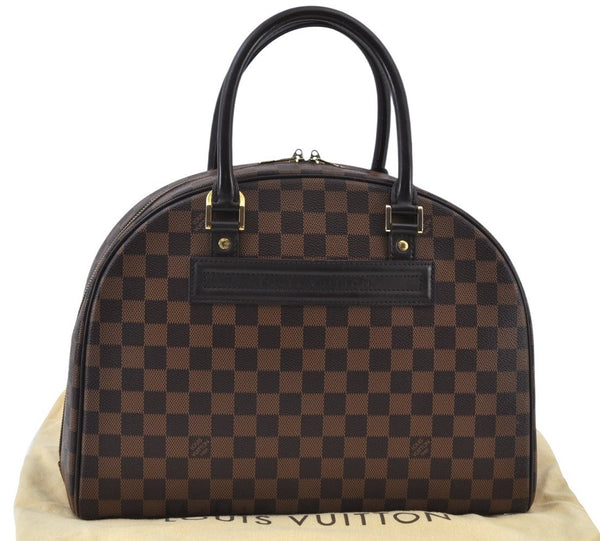 Authentic Louis Vuitton Damier Nolita Hand Boston Bag N41455 LV K9266