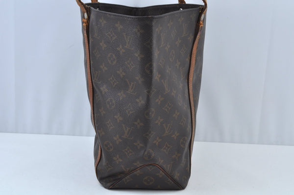 Authentic Louis Vuitton Monogram Sac Shopping PM Tote Bag M51108 LV Junk K9272