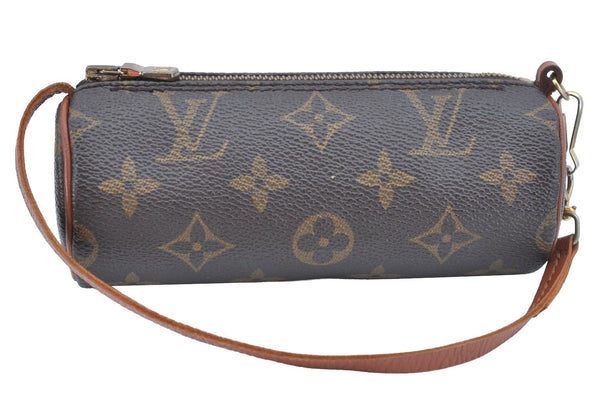 Authentic Louis Vuitton Monogram Papillon Pouch Old Model LV K9280