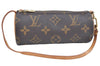 Authentic Louis Vuitton Monogram Papillon Pouch LV  K9281