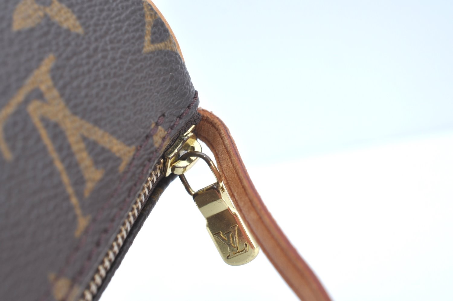 Authentic Louis Vuitton Monogram Papillon Pouch LV  K9281