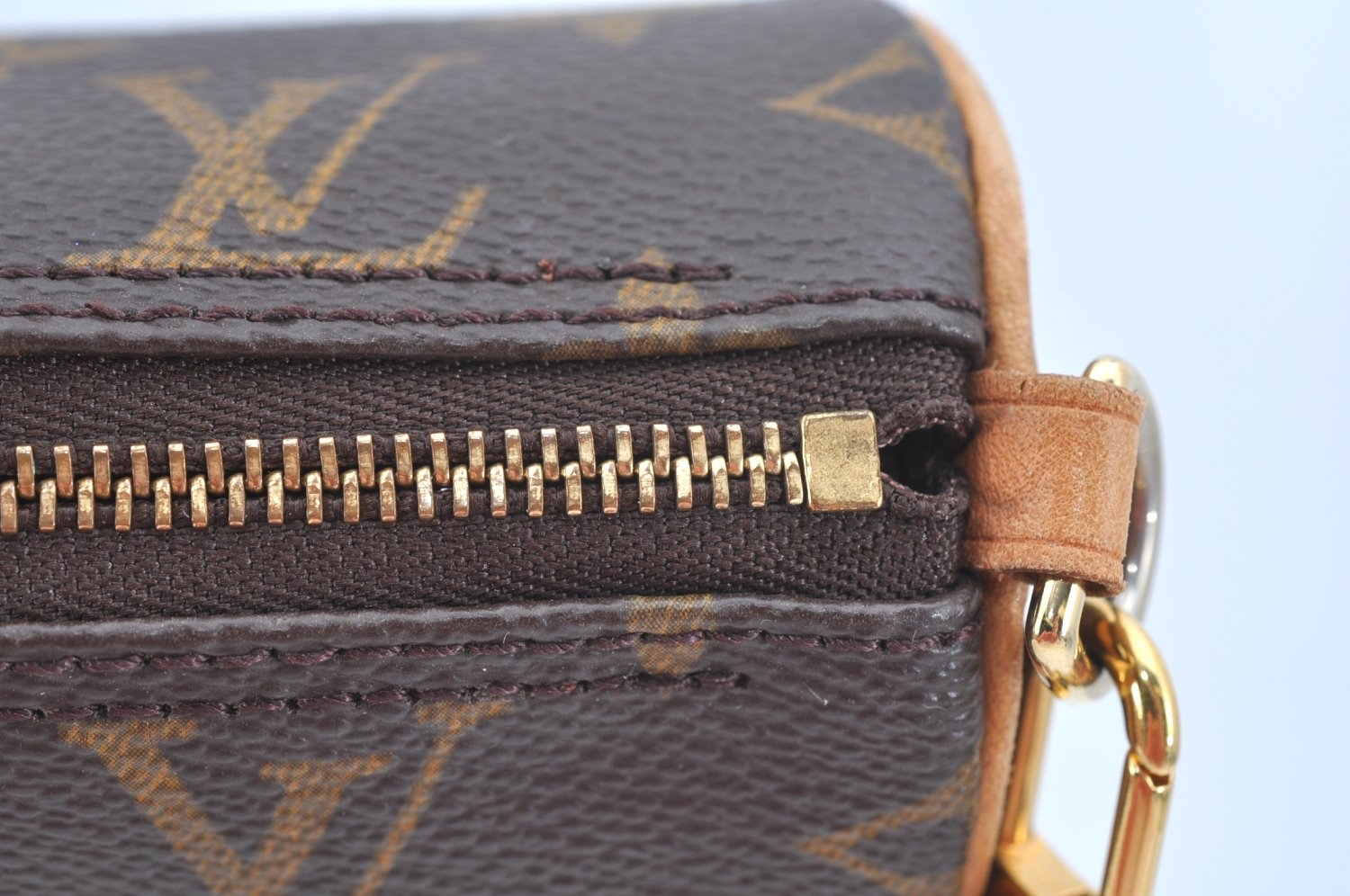 Authentic Louis Vuitton Monogram Papillon Pouch LV  K9281