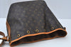 Authentic Louis Vuitton Monogram Petit Noe M42226 Drawstring Bag Junk K9282