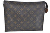 Authentic Louis Vuitton Monogram Poche Toilette 26 M47542 Cosmetics Pouch K9283