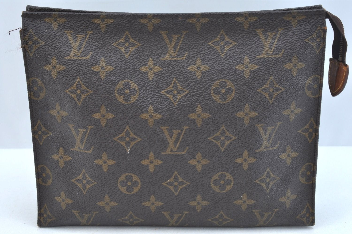 Authentic Louis Vuitton Monogram Poche Toilette 26 M47542 Cosmetics Pouch K9283