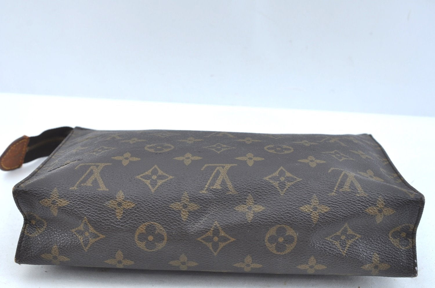 Authentic Louis Vuitton Monogram Poche Toilette 26 M47542 Cosmetics Pouch K9283