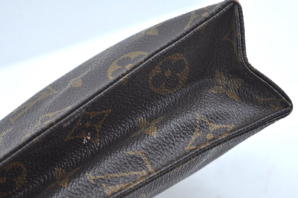 Authentic Louis Vuitton Monogram Poche Toilette 26 M47542 Cosmetics Pouch K9283