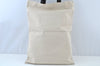 Authentic JIL SANDER Vintage Travel Shoulder Tote Bag Canvas Leather White K9290