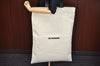 Authentic JIL SANDER Vintage Travel Shoulder Tote Bag Canvas Leather White K9290