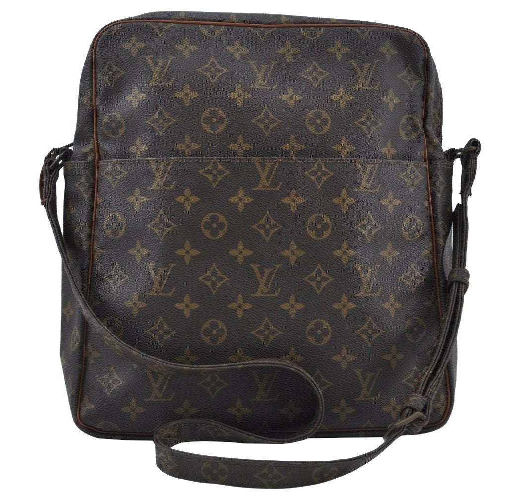 Authentic Louis Vuitton Monogram Marceau Shoulder Cross Body Bag Old Model K9291