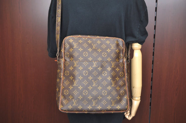 Authentic Louis Vuitton Monogram Marceau Shoulder Cross Body Bag Old Model K9291