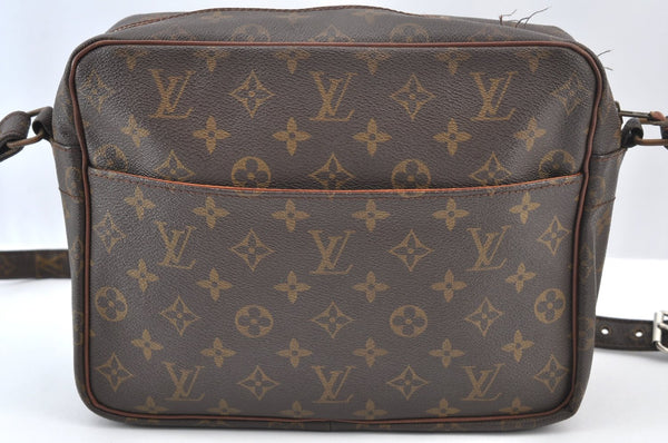 Authentic Louis Vuitton Monogram Nile Shoulder Cross Bag Old Model LV Junk K9292