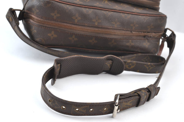 Authentic Louis Vuitton Monogram Nile Shoulder Cross Bag Old Model LV Junk K9292