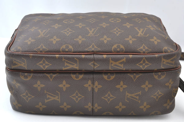 Authentic Louis Vuitton Monogram Nile Shoulder Cross Bag Old Model LV Junk K9292