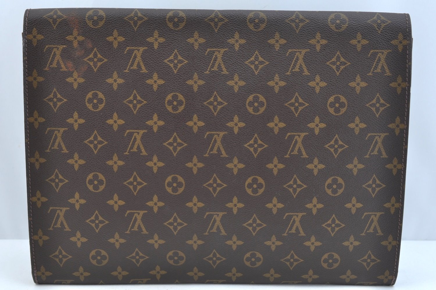 Authentic Louis Vuitton Monogram Poche Ministre Document Case M53445 LV K9297