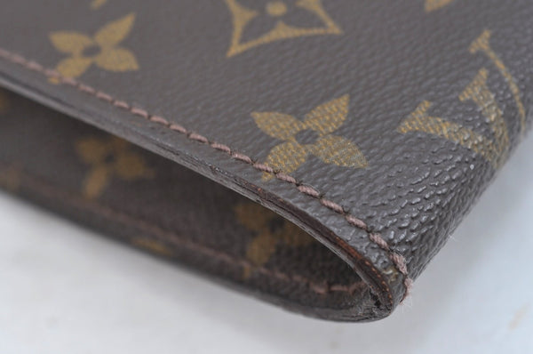 Authentic Louis Vuitton Monogram Poche Ministre Document Case M53445 LV K9297