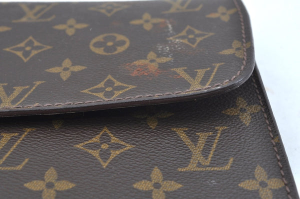 Authentic Louis Vuitton Monogram Poche Ministre Document Case M53445 LV K9297