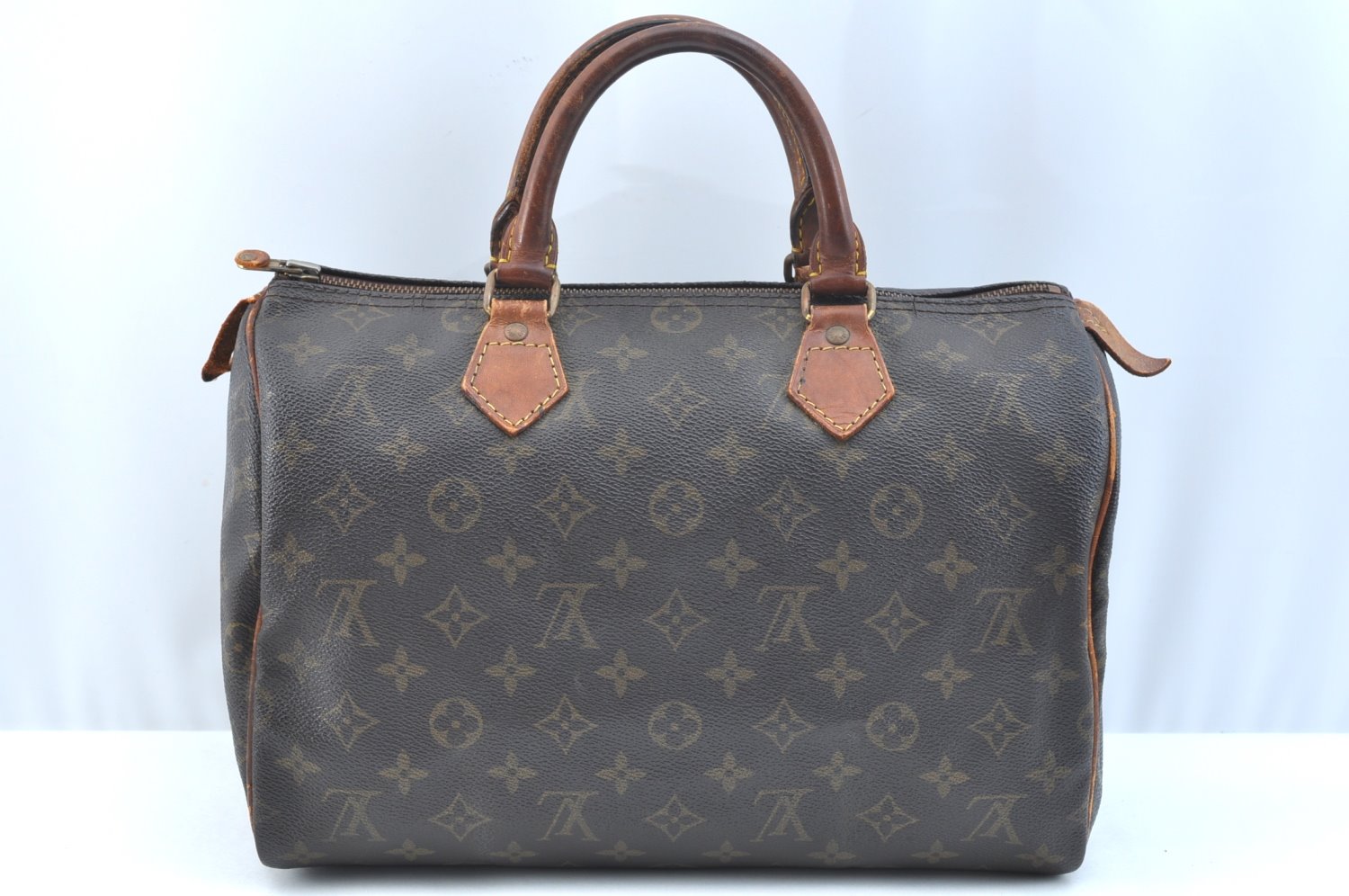 Authentic Louis Vuitton Monogram Speedy 30 Hand Boston Bag M41526 LV K9299