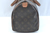 Authentic Louis Vuitton Monogram Speedy 30 Hand Boston Bag M41526 LV K9299