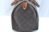 Authentic Louis Vuitton Monogram Speedy 30 Hand Boston Bag M41526 LV K9299