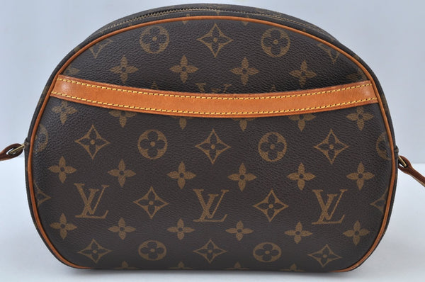 Authentic Louis Vuitton Monogram Blois Shoulder Cross Body Bag M51221 LV K9304