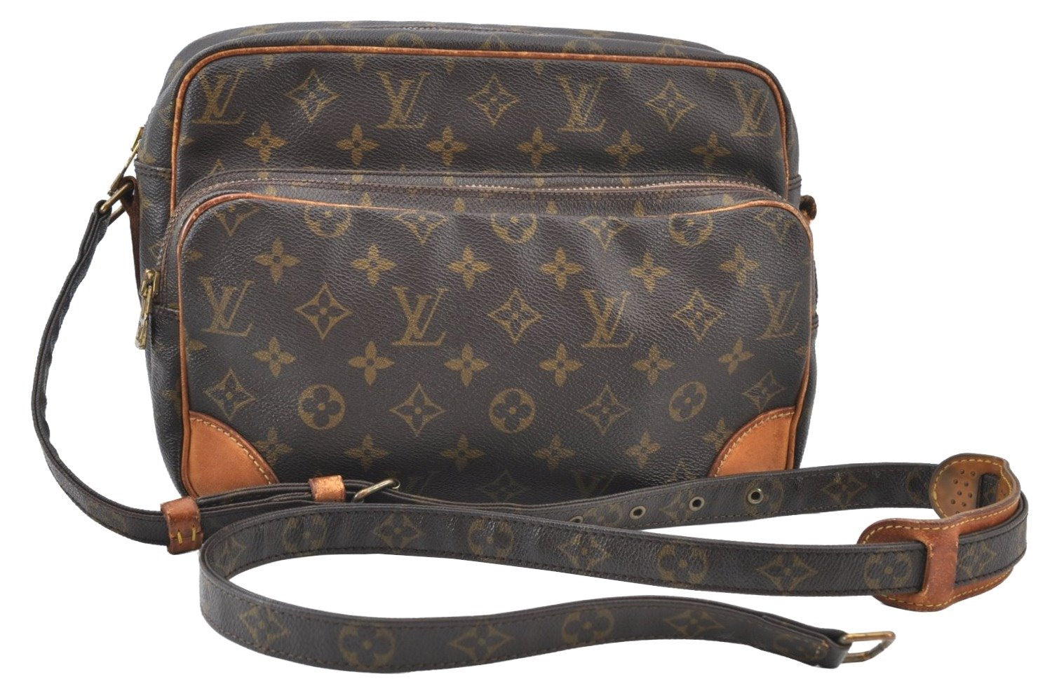 Authentic Louis Vuitton Monogram Nile Shoulder Cross Body Bag M45244 Junk K9306