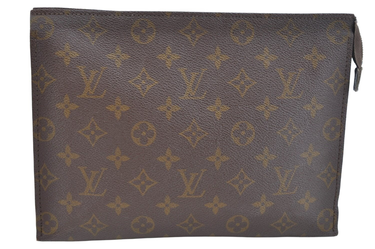 Auth Louis Vuitton Monogram Poche Toilette 26 Cosmetics Pouch Old Model LV K9308