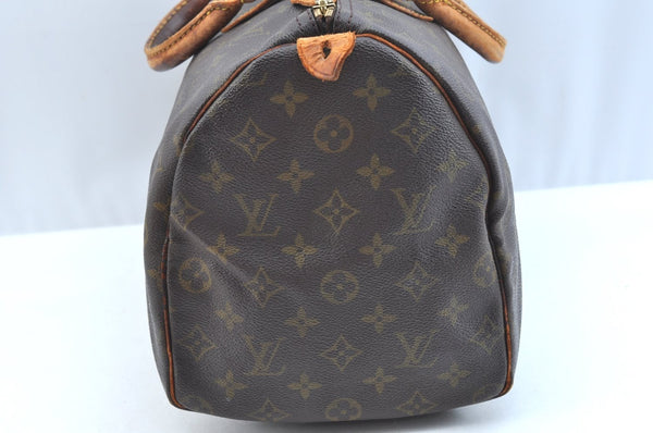 Authentic Louis Vuitton Monogram Speedy 35 Hand Boston Bag Old Model LV K9310