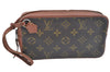 Auth Louis Vuitton Monogram Pochette Sport PM Clutch Hand Bag Old Model LV K9311